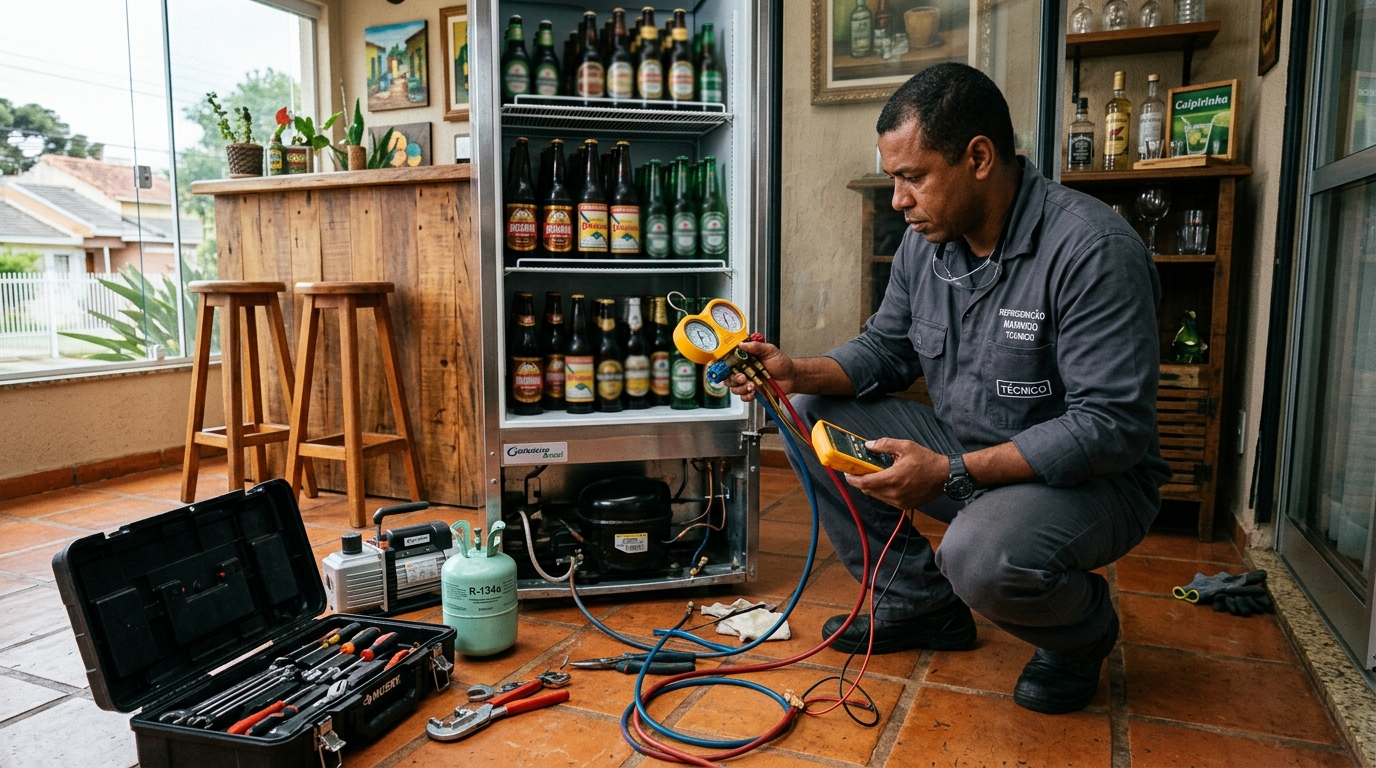 Técnico de refrigeração comercial perto de mim em Santa Maria‑RS